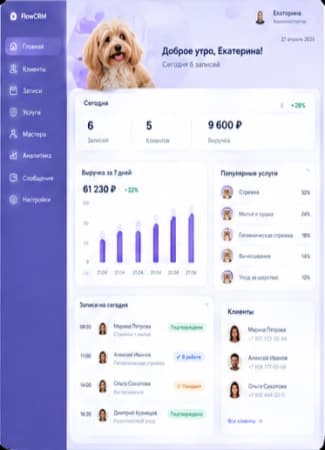 Интерфейс CRM