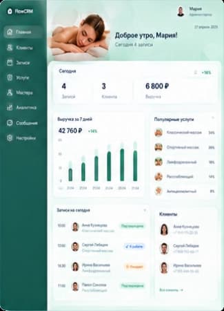 Интерфейс CRM